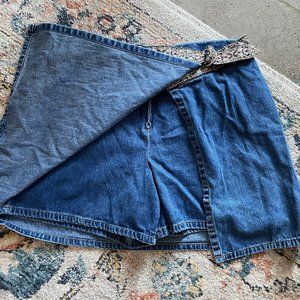 Denim Skort